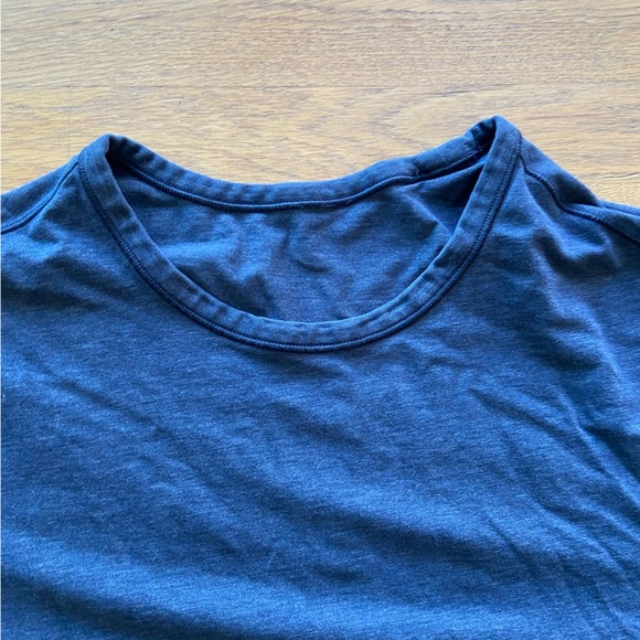 Mens Lululemon 5 Year Basic Tee navy size small - Picture 7 of 8